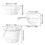 1Set Portable Large Transparent Plastic Bucket with Handle for Multipurpose Use 2