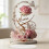 Akryl sommerfuglroseornament, skrivebordsdekor 4