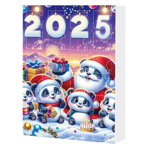 Ημερολόγιο Advent με ακρυλικό AuroraX Panda 2025 1