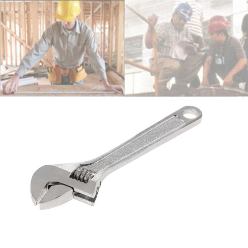 Small Mini Adjustable Spanner Wrench Alloy Steel Hand Nice Tool 2.5" B8S5 1