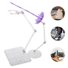 OUNONA1 Set Actiefiguurstandaard Accessoires Plastic Modelfiguur Inclusief Standaard Actiefiguur Displayhouder Compatibel met Gundam-modellen