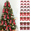 Grand nœud de Noël rouge 3