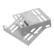 Soporte fijo de hierro OUNONA para autorradio doble DIN (2 unidades)