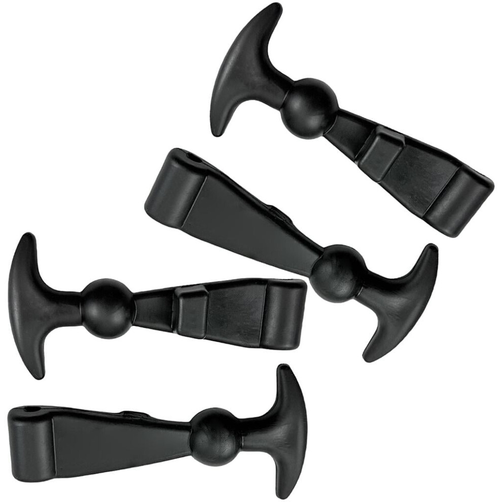 Rubber Hood Latches Flexible Sturdy 4 Pieces 9329345575389