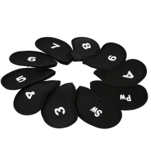 10 stuks zachte clubhoesjes voor golfclubs met nummerlabel, beschermhoesjes voor golfclubhoofden, duurzaam.