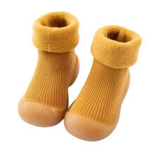 Ediodpoh Kinder Kleinkinder Jungen Mädchen Einfarbige warme Strickschuhe mit weicher Gummisohle Hausschuhe Strumpf Weiche Schuhe Kinder Hausschuhe
