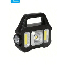 Lampă de camping LED cu energie solară și încărcare de rezervă, de lungă durată pentru corturi și situații de urgență
