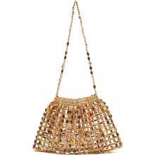 Perlenbesetzte Abendtasche, Vintage-Handtasche, elegante Dinner-Clutch, formelle Accessoires der 1920er Jahre für Damen, Handtasche