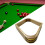 9-ball diamond pool ball rack for practice 8