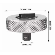 Iron Case Mini-skraldnøglesæt (1/4", 3/8", 1/2") – 72-tænders kulstofstål, riflet greb, bærbar til bil og hardware, multidrev inkluderet