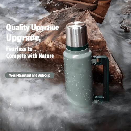 Bouteille d'eau isotherme 40/64 oz avec paille – Édition limitée 1