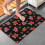 Blommig mikrofibermatta, halkfri, 20x32 tum 4
