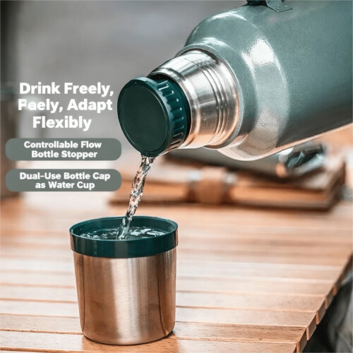 Bouteille d'eau isotherme 40/64 oz avec paille – Édition limitée 2