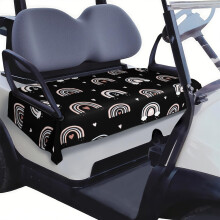 122,5 x 76,5 cm universelt setetrekk til golfbil foran, mykt mikrofiberhåndkle for EZGO-, Yamaha-, Club Car- og Icon-modellseter