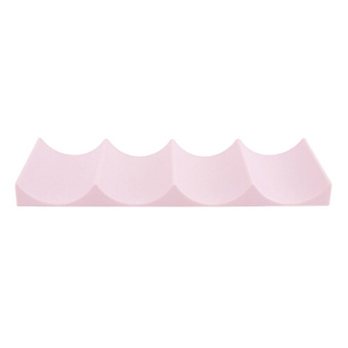 11.54in Plastic Wine Rack - Stackable & Stable for Home & Kitchen Storage Light Pink