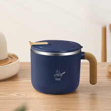 Bols à nouilles instantanées avec couvercle et poignée, bols à soupe en acier inoxydable 304, pour le bureau, l'université, la cuisine