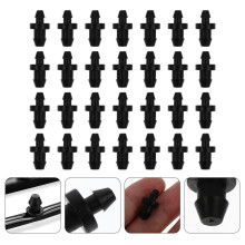 Lot de 60 embouts d'irrigation en plastique de 1/4" pour système d'irrigation goutte à goutte