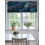 Navy Blue Stone Gold Stripe Valance 54x18in 8