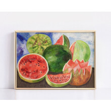 Seltener Frida Kahlo „Viva La Vida“ Druck, Vintage Poster, Wanddekoration, 16x24, UNGERAHMT