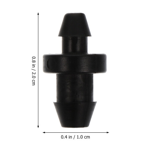 Lot de 60 embouts d'irrigation en plastique de 1/4" pour système d'irrigation goutte à goutte 1