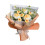 Buchet de flori croșetat, țesut manual – gradient galben, 1 1