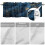 Navy Blue Stone Gold Stripe Valance 54x18in 6