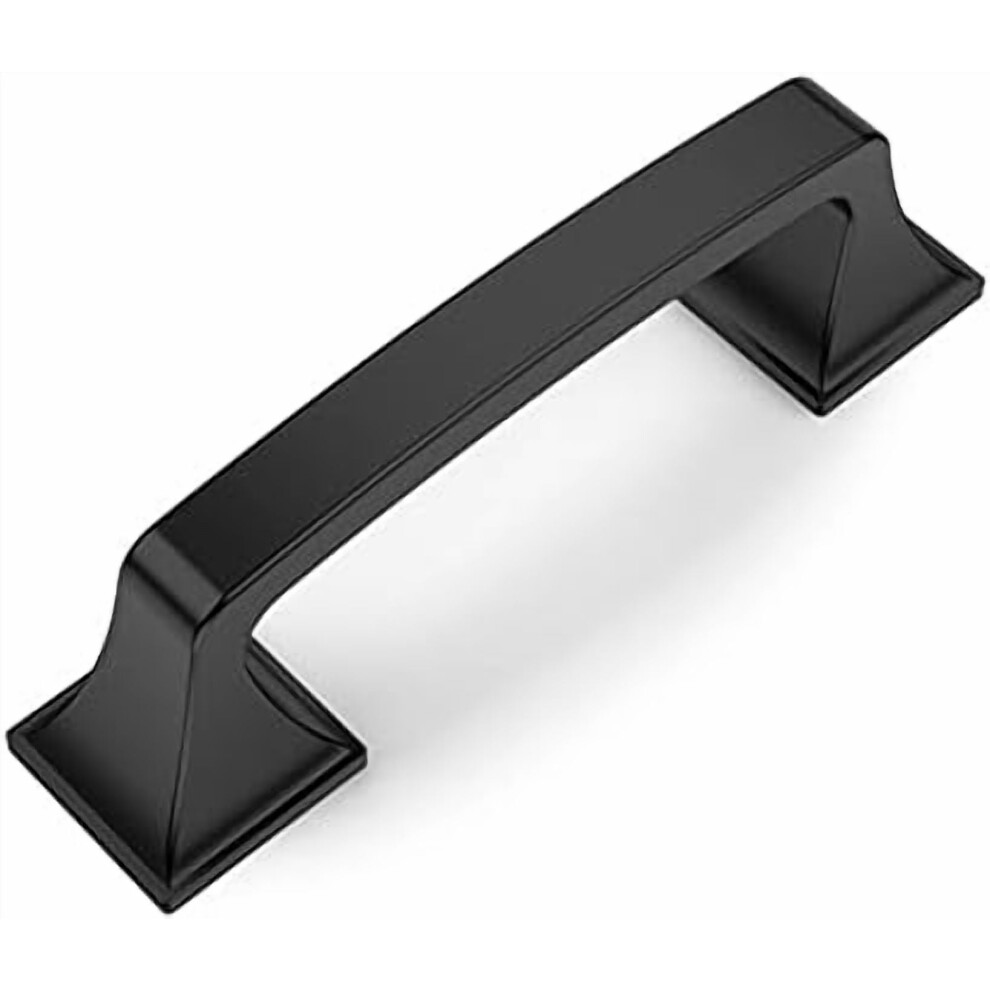 10-Pack Matte Black 3" (76Mm) Hole Center Cabinet Pulls, Compatible With Standard Cabinets 9448990342693