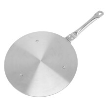 24cm Induction Heat Diffuser Plate Stainless Steel with Handle Even Heat Distribution 3Layer