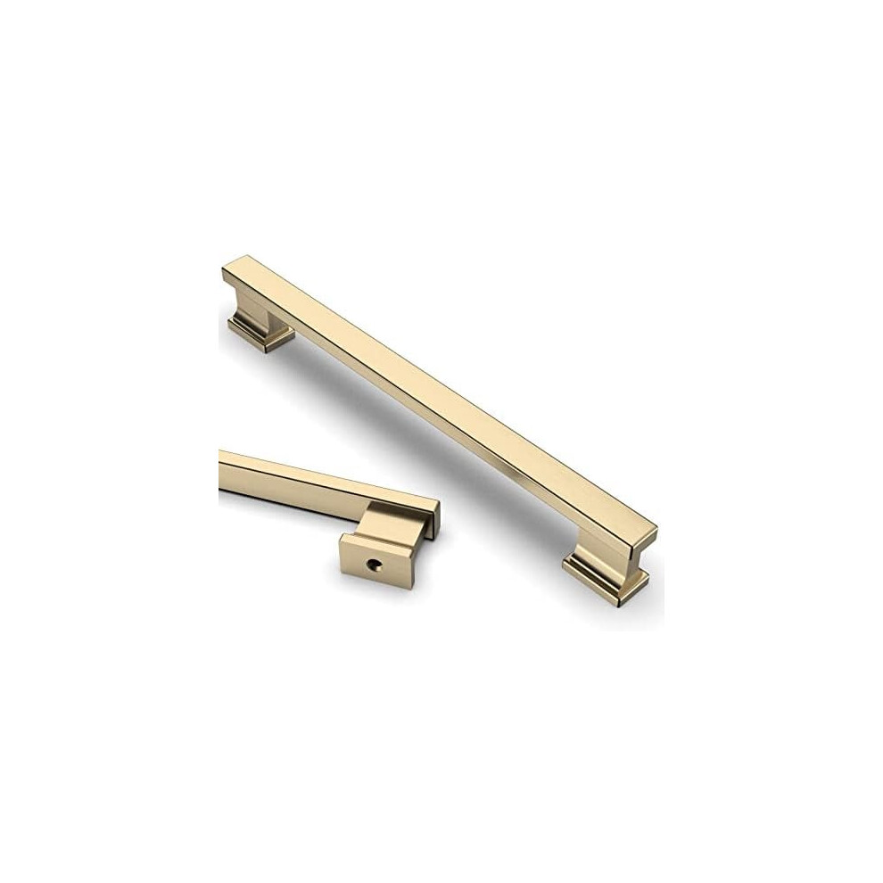 6 Pack 6.3 Inch(160Mm) Brushed Brass Kitchen Cabinet Handles, Cabinet Pulls Kitchen Cabinet Hardware For Cupboard Drawer Pulls 9448990342730