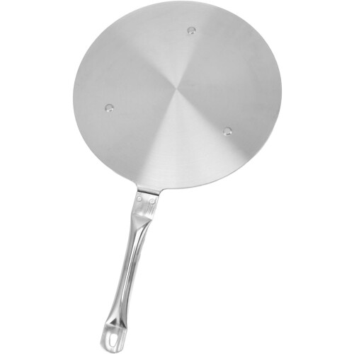 24cm Induction Heat Diffuser Plate Stainless Steel with Handle Even Heat Distribution 3Layer 2
