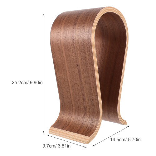 Worgeous Wired Solid Wood Headphone Stand Office 1