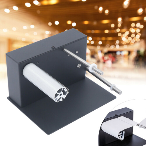 Automatic Label Rewinder Machine Bar Code Label Tags Rewinding Machine 2-Way Speed Adjustable 180mm 1