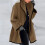 Dammode Vinter Fleecejacka Kofta Casual Trench Coat 1