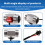 YF-B10-S 1inch Hall Effect Flow Meter Water Flow Sensor Liquid Flow Meter Industrial Fluid Flow Rate Sensor for Plumbing 5