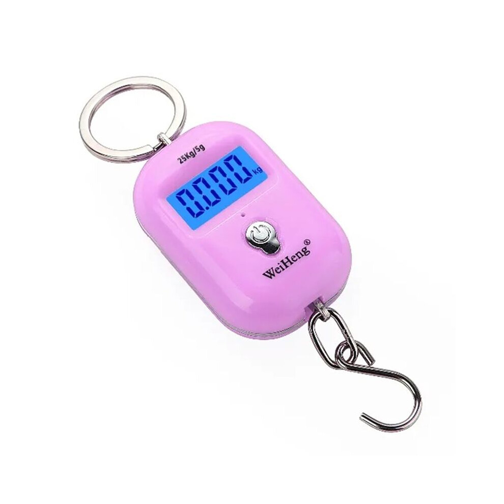 Weiheng 25Kg 5G Hanging Scale Portable Electronic Digital Backlight Luggage Hook Scale Weighting Hook Weight Tool 6034124900278