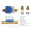 Tuya Zigbee  Ultrasonic Water Meter Dn25Mm Lcd Display Ip68 Works Water Quantity Flow Consumption Measurement 10