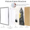 A4 picture frame set silver 6 pieces 4