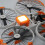 For  Flip Multi-Function Night Navigation Light LED Flash Light Drone Accessories Signal Lamp Orange,B 5