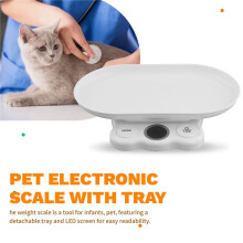 Pet Electronic Scale Portable Cat and Dog Scale Small Electronic Scale for 15kg Electronic Scales with Tray
