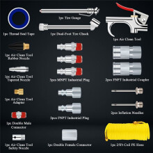 Air Compressor Hose Tube Pneumatic Straight Pipe Air Compressor Pump Hose,Quick Connect Pneumatic Tools Dust Blowing