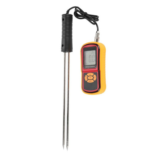 GM640 Moisture Meter Portable Digital LCD Grain Moisture Temperature Meter for Wheat Rice Corn Bean 2