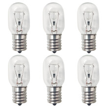 Žiarovka do mikrovlnnej rúry HIBIBUD pre chladničku pod odsávač pár T8 40W 125V E17, stredná pätica, teplá biela, náhradná žiarovka,