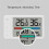 Intelligent Thermometer Hygrometer Meter Multi Function Clock Digital Display Weather Station Sensor for Home 2