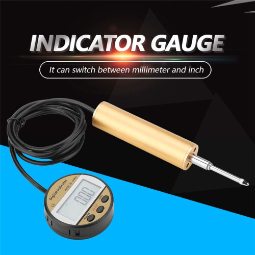 Digital Indicator Digital Probe Indicator Gauge 0-25.4mm 0.01mm Remote Type Digital Indicator Gauge Tool 0.03mm Test