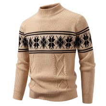 Ugly Christmas Sweaters For Men Winter Jacquard Knit Sweater Coat Casual Long Sleeve Pullover Soft Comfortable Warm Fashion Outerwear For Fall Season
