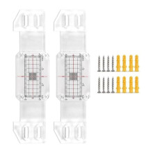 Wall Crack Monitoring Device Set Gauge with Hairline Cursor Redesigned Fixing Column Easy-to-Read Measurement Grid
