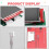 7 In1 Indoor Air Quality Sensor Reading Panel Co2/PM2.5/TVOC/CH2O T&H Dust Detection Sensor Module Display Panel 2