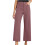 Dambyxor med hög midja, vida ben, polyestertwill, S-2XL 2