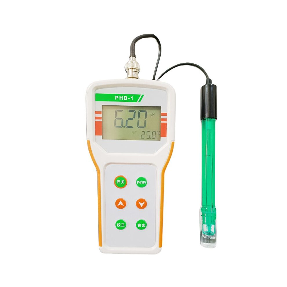Phb-1 Handheld Ph Meter Portable Digital Ph Tester 0.01 Accuracy With Temperature Sensor For Water Lab Pool 6033767552189