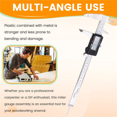 200mm Electronic Digital Caliper Dial Vernier Caliper Gauge Micrometer Measuring Tool Digital Ruler